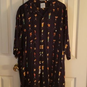 Saks fifth avenue vintage drinks shirt